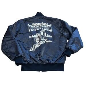 Birdie Jacket By Richard Leslie USA MADE 80's Quilted Satin Chicagoland Toys